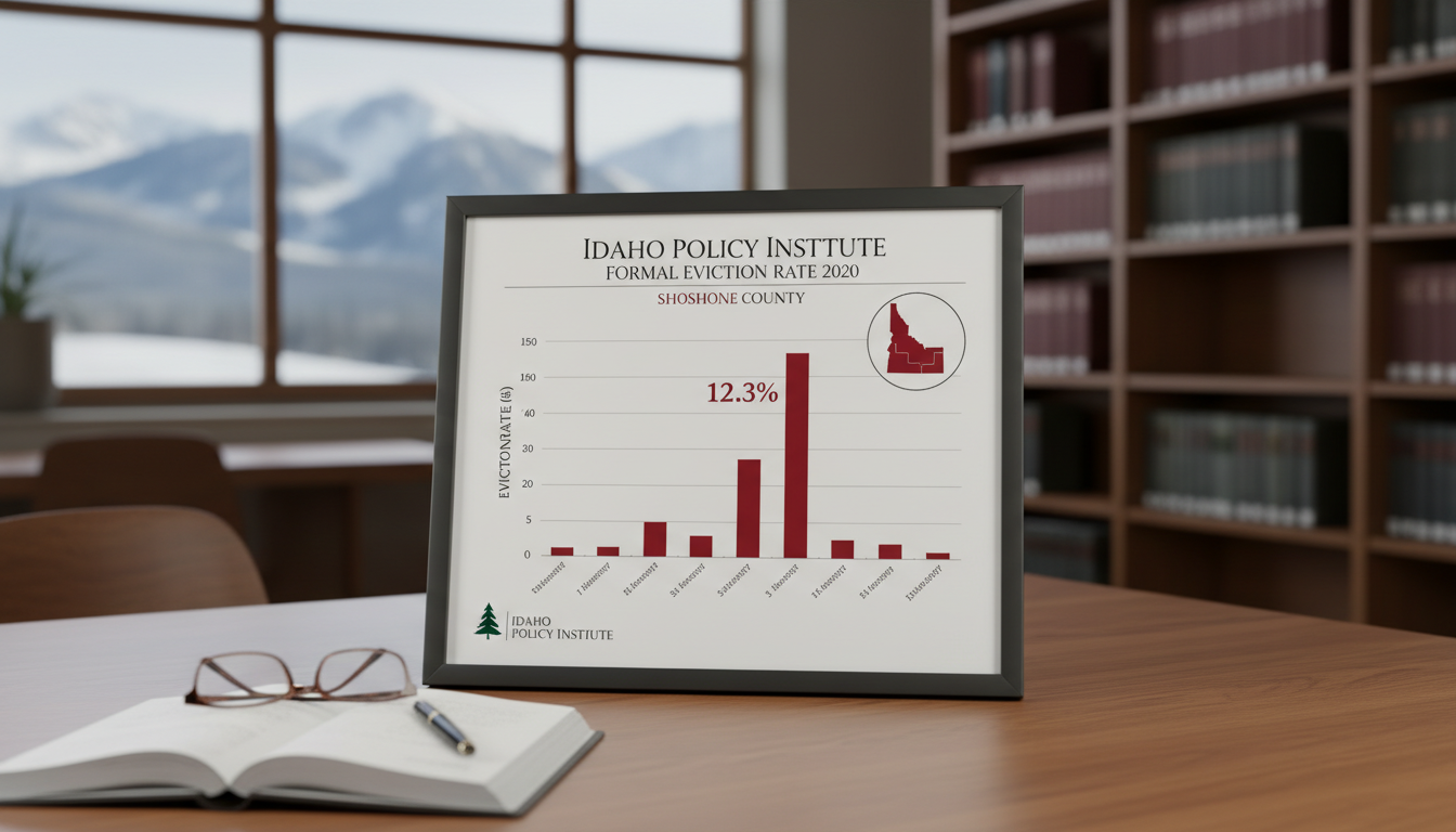 Idaho Policy Institute Formal Eviction Rate 2020 Shoshone County