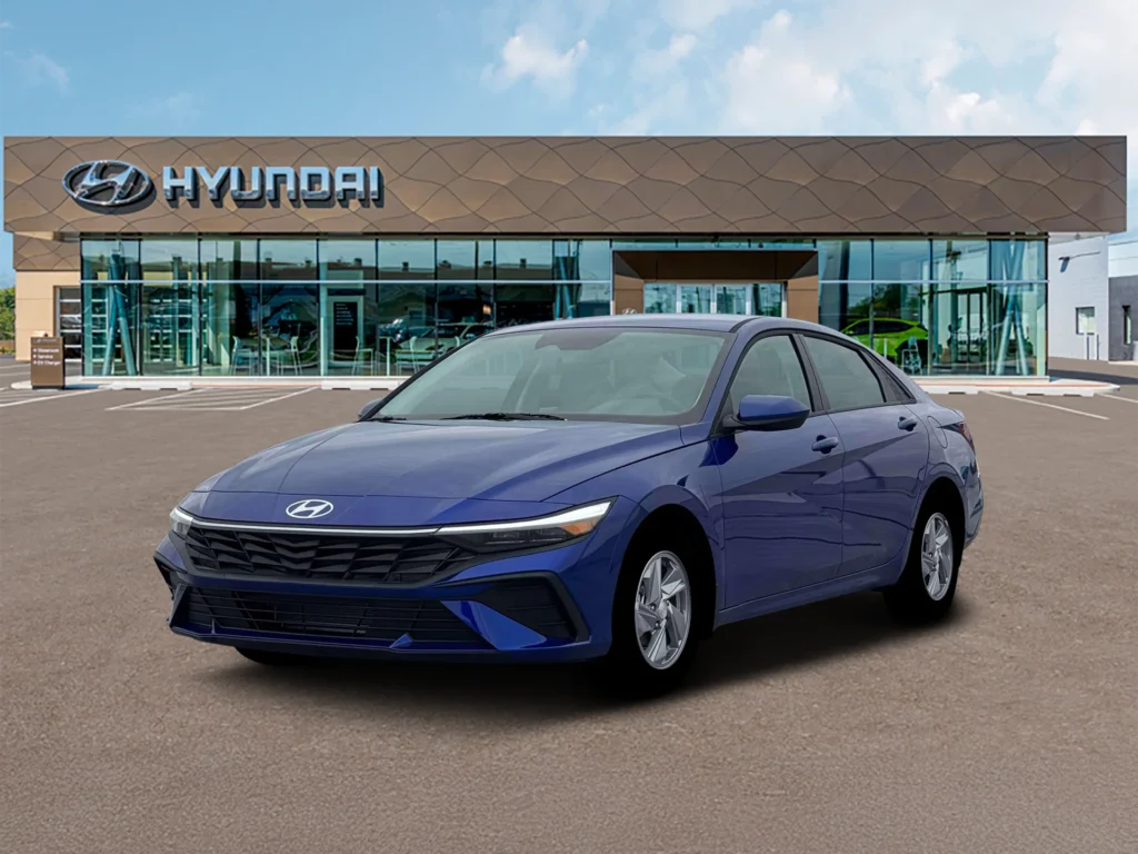 Blue Hyundai Elantra: A Stylish Sedan That Turns Heads