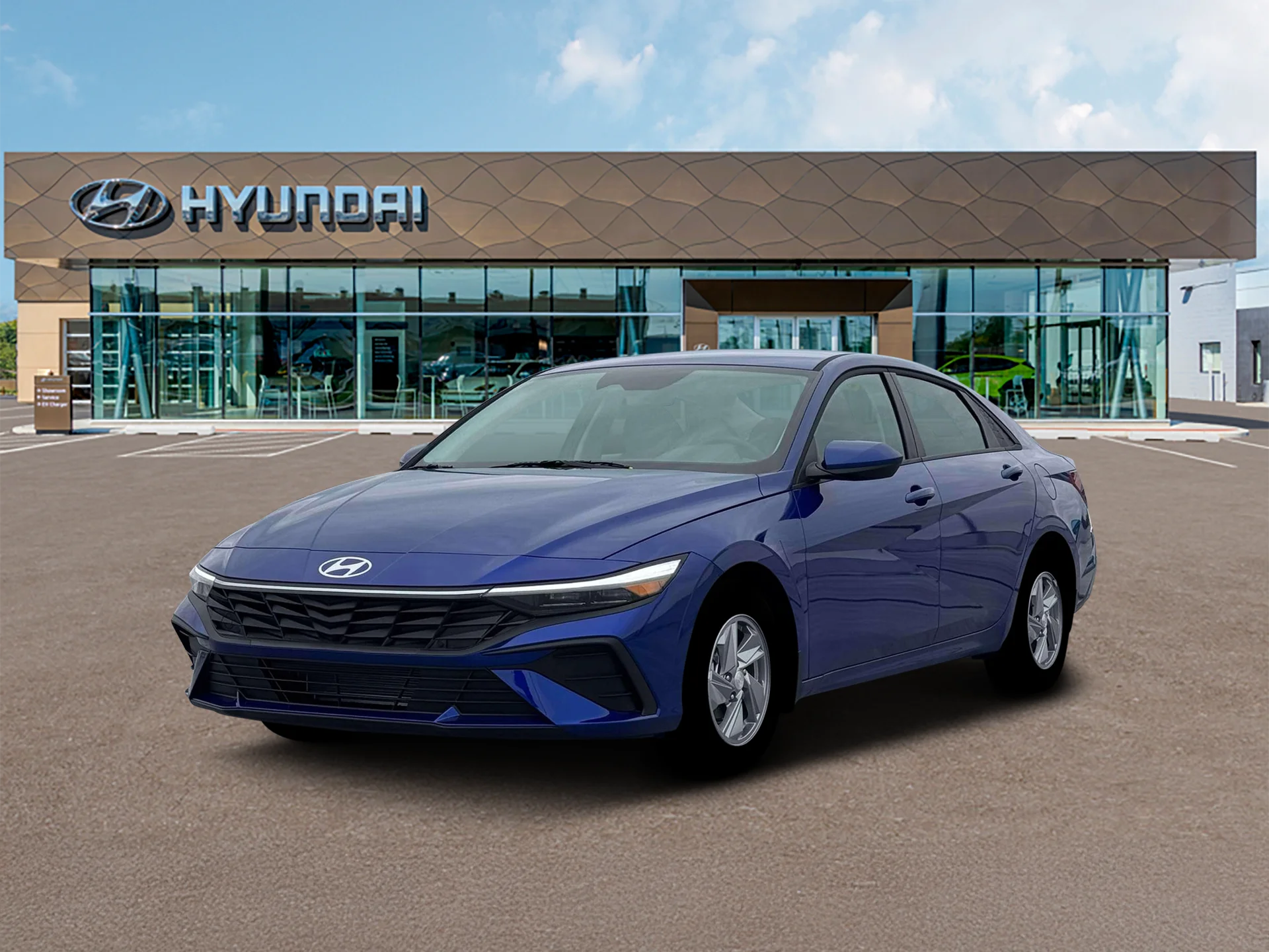 Blue Hyundai Elantra: A Stylish Sedan That Turns Heads